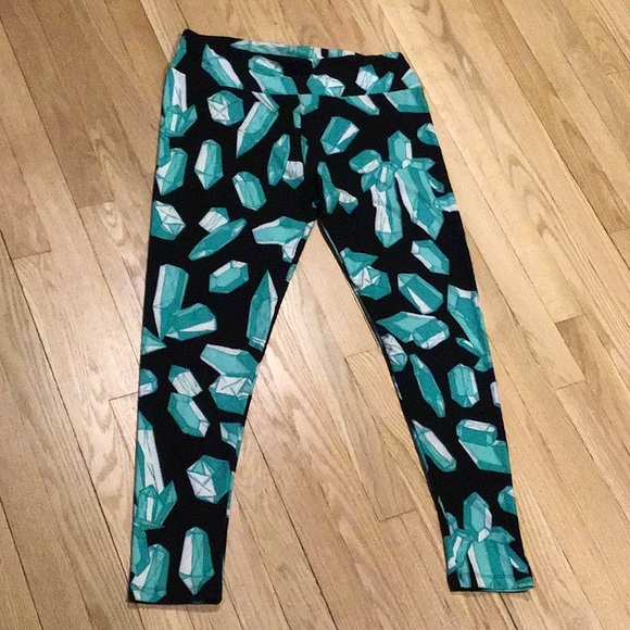 LuLaRoe Pants - New LuLaRoe TC aqua Diamond leggings